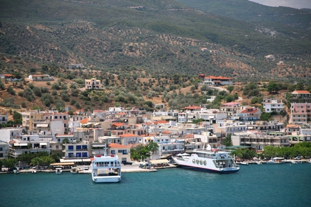 Galatas - The ferry-boat docking point at Galatas